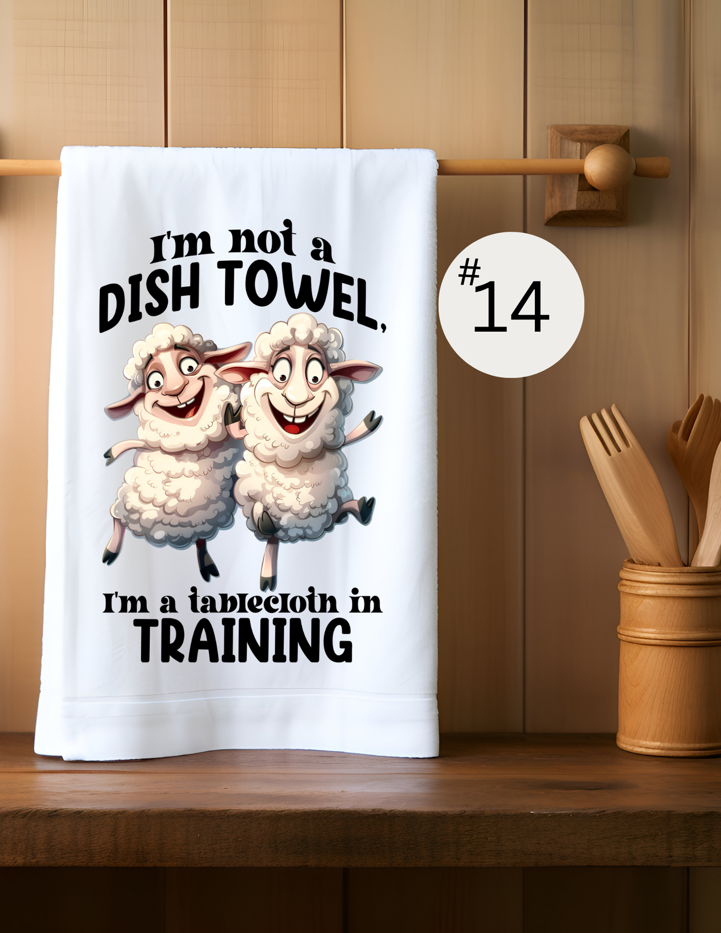 0014. Funny Kitchen Towels