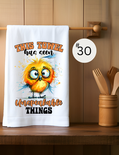 0014. Funny Kitchen Towels