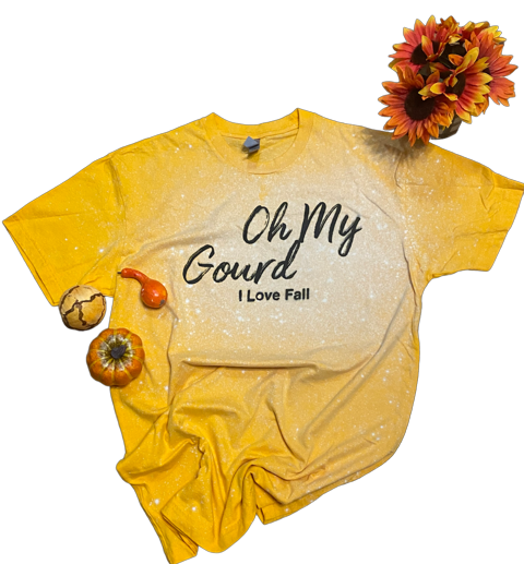 Oh My Gourd! Bleached Unisex T-Shirt