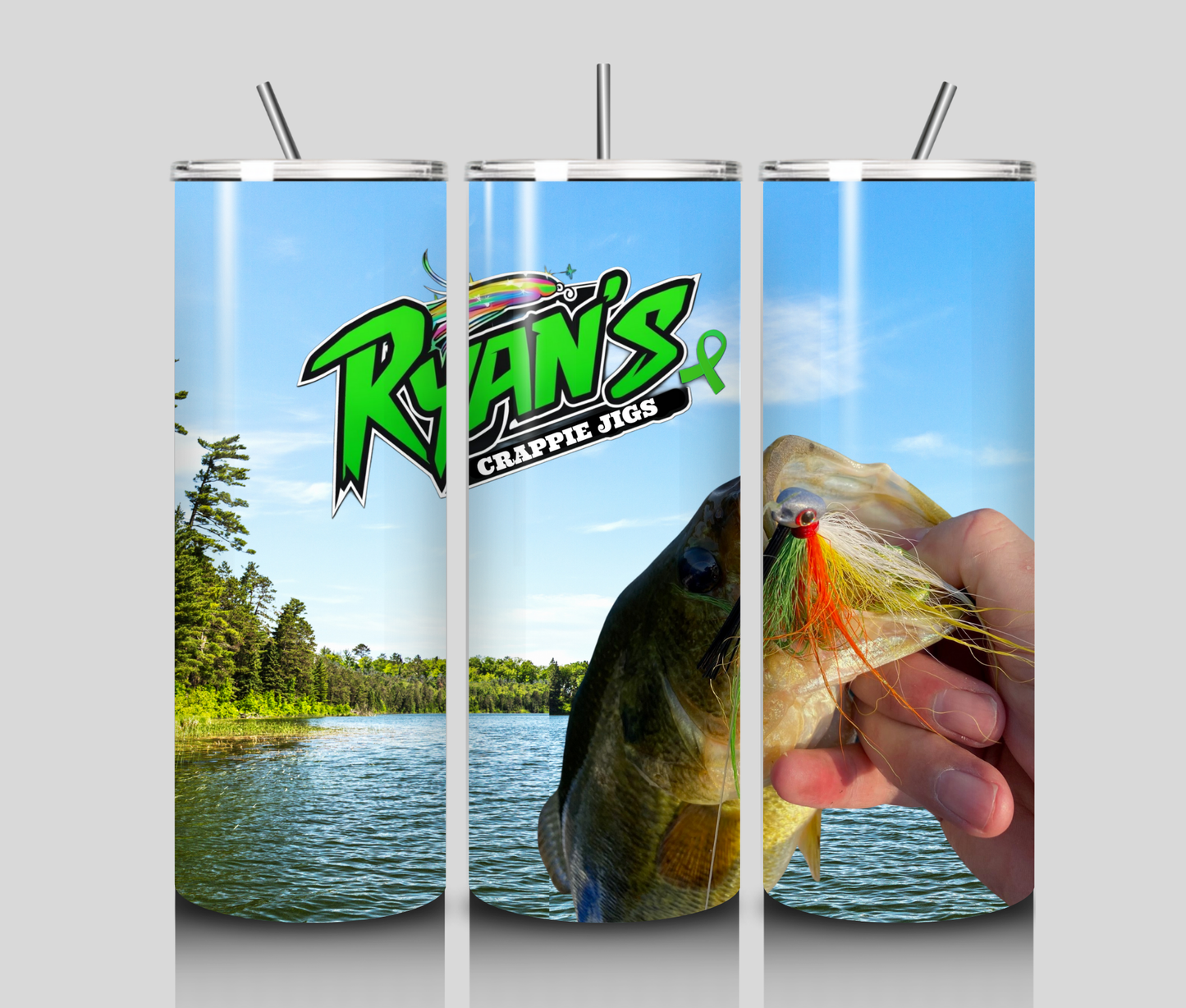 Ryan's Crappie Jigs 12oz. Tumbler