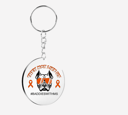 MS Awareness Acrylic Key Chain (Choose One)