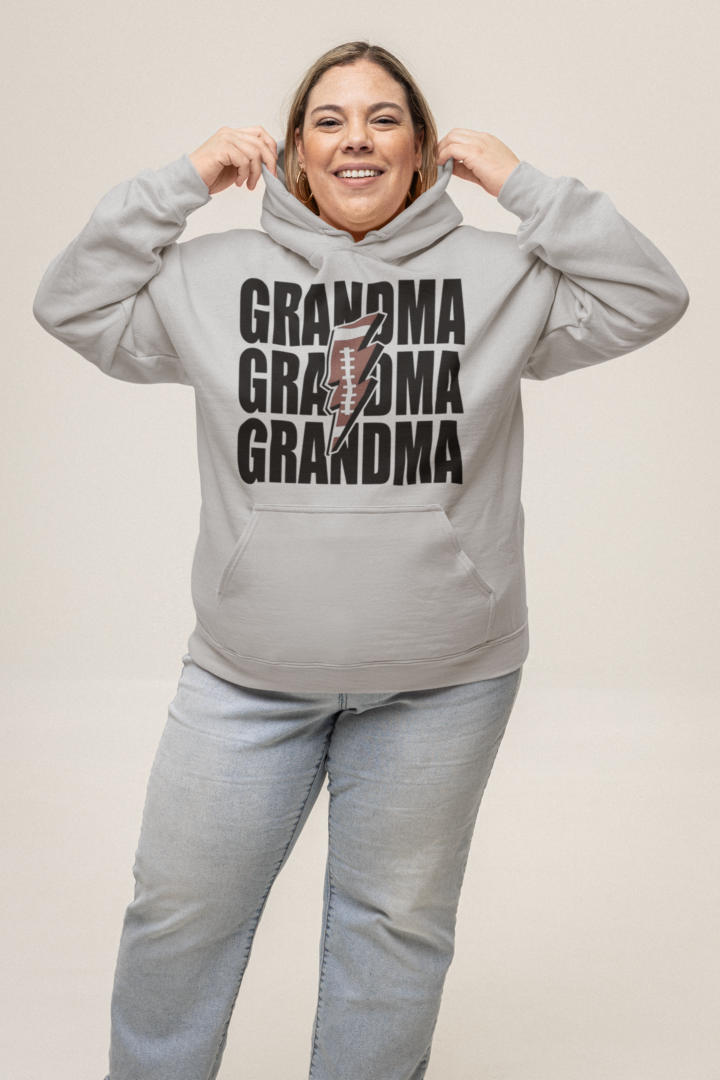 Football GRANDMA Adult Unisex Hoodie