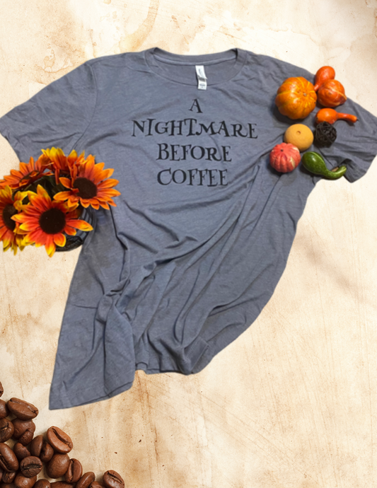 Nightmare Before Coffee Ladies Fit t-Shirt