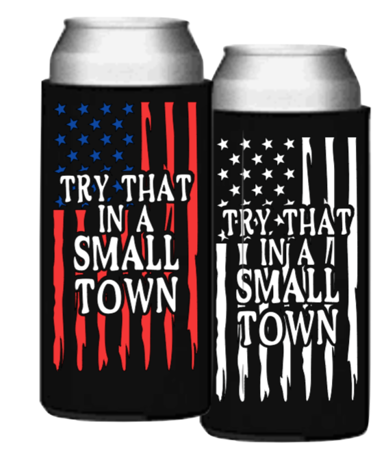 Small Town Slim Can Cooler