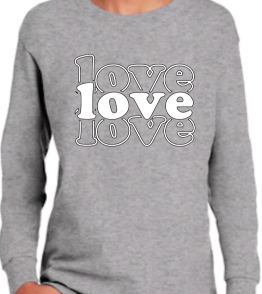 Love Adult Unisex Long Sleeve T-Shirt