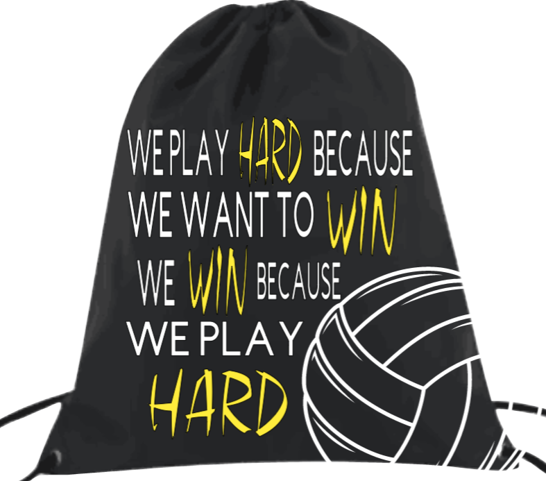 Volleyball Drawstring Pack