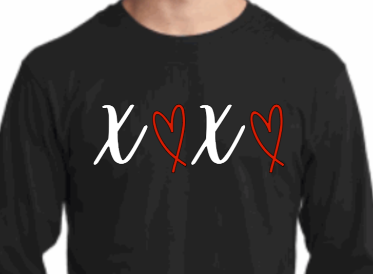 XOXO Adult Unisex Long Sleeve T-Shirt